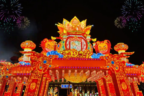 2024年剪辑沧州灯展